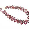 Natural Rhodolite Garnet Faceted Fancy Cut Cushion Square Beads Strand 46 Beads and Sizes from 5mm to 7mm approx. 